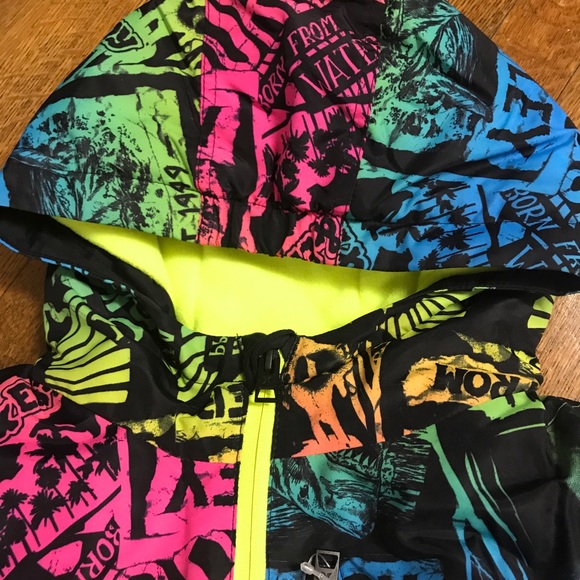 Hurley Youth Snow Jacket, Multi-Colored - Size M (10/12) - Picture 7 of 15